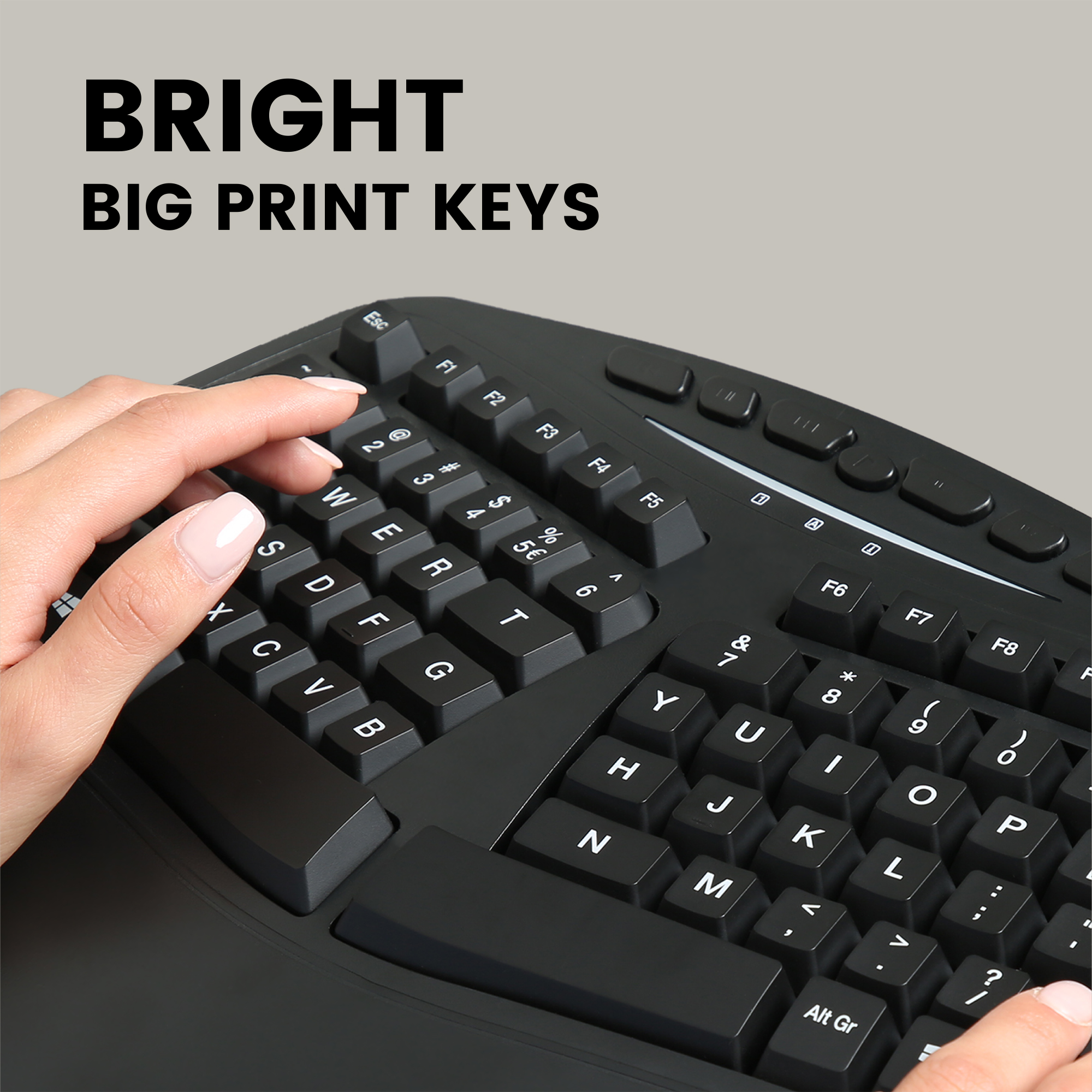 Big print keys