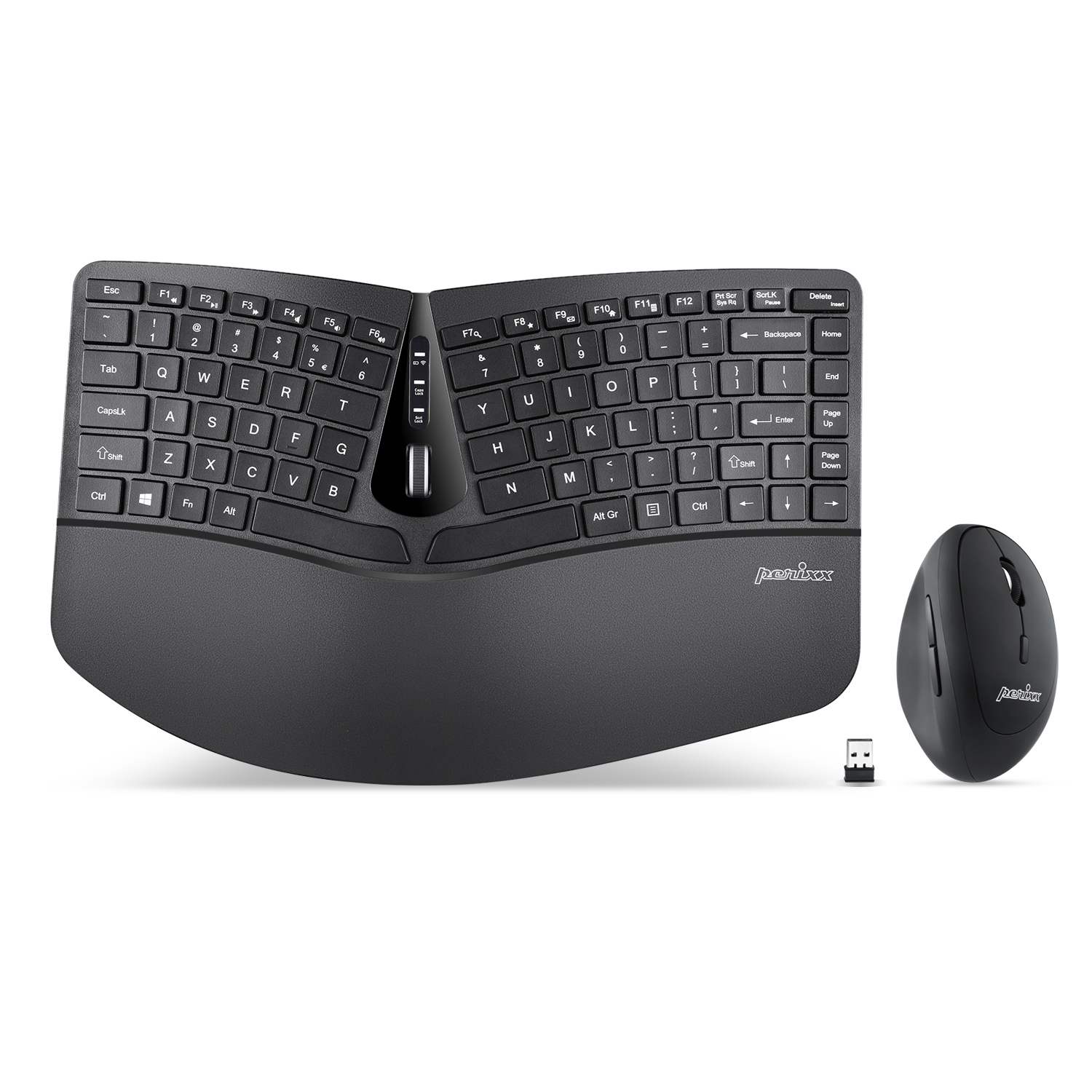  PERIDUO-606 - Wireless and Compact Keyboard and Mouse Set 