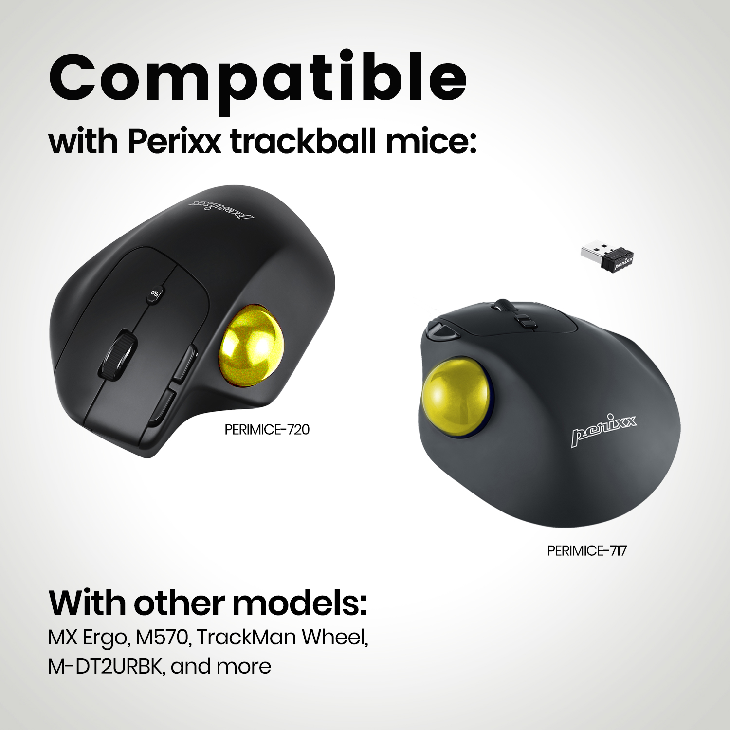 Compatible With Various Trackball Mice Brands