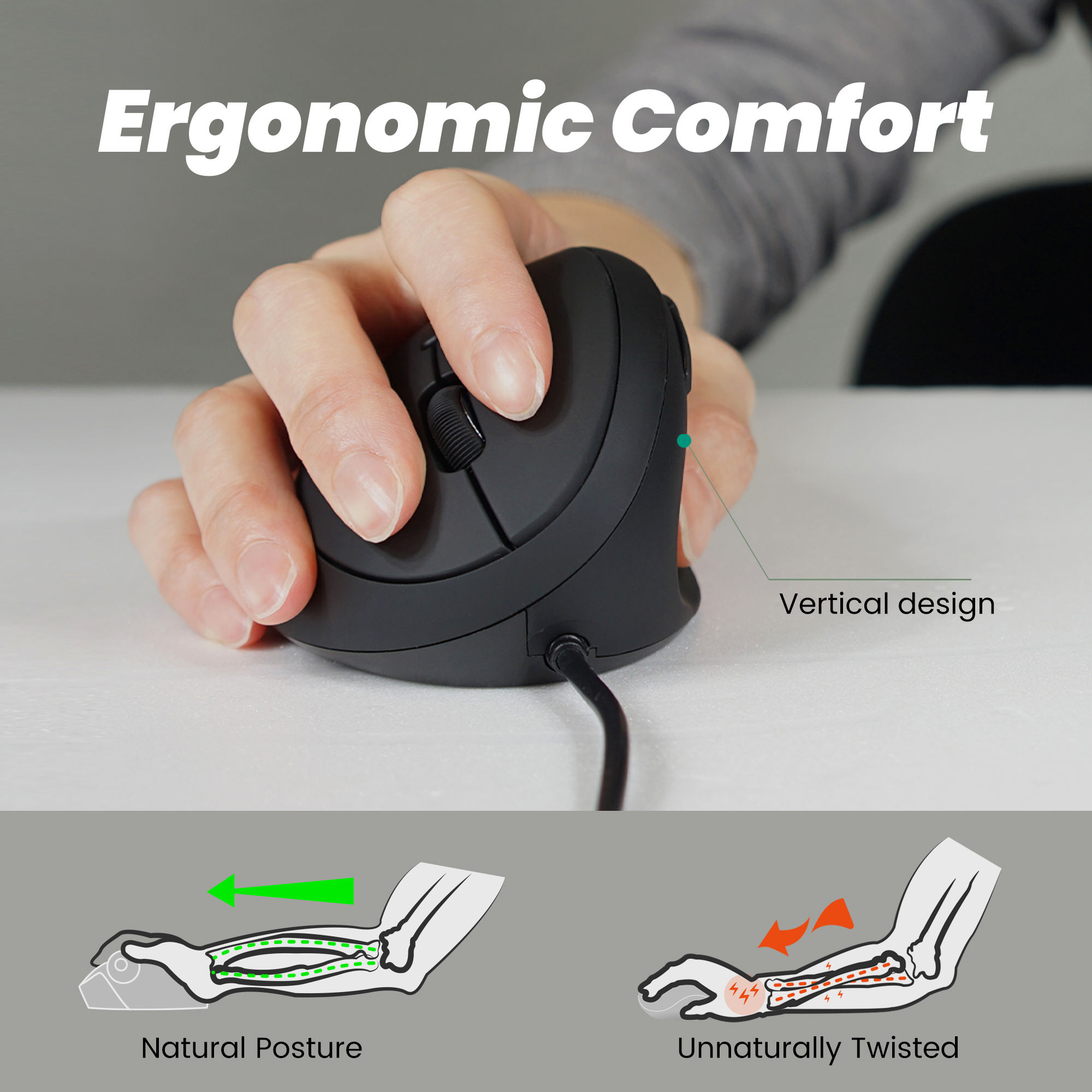 Comfortable Grip and Smooth Surface