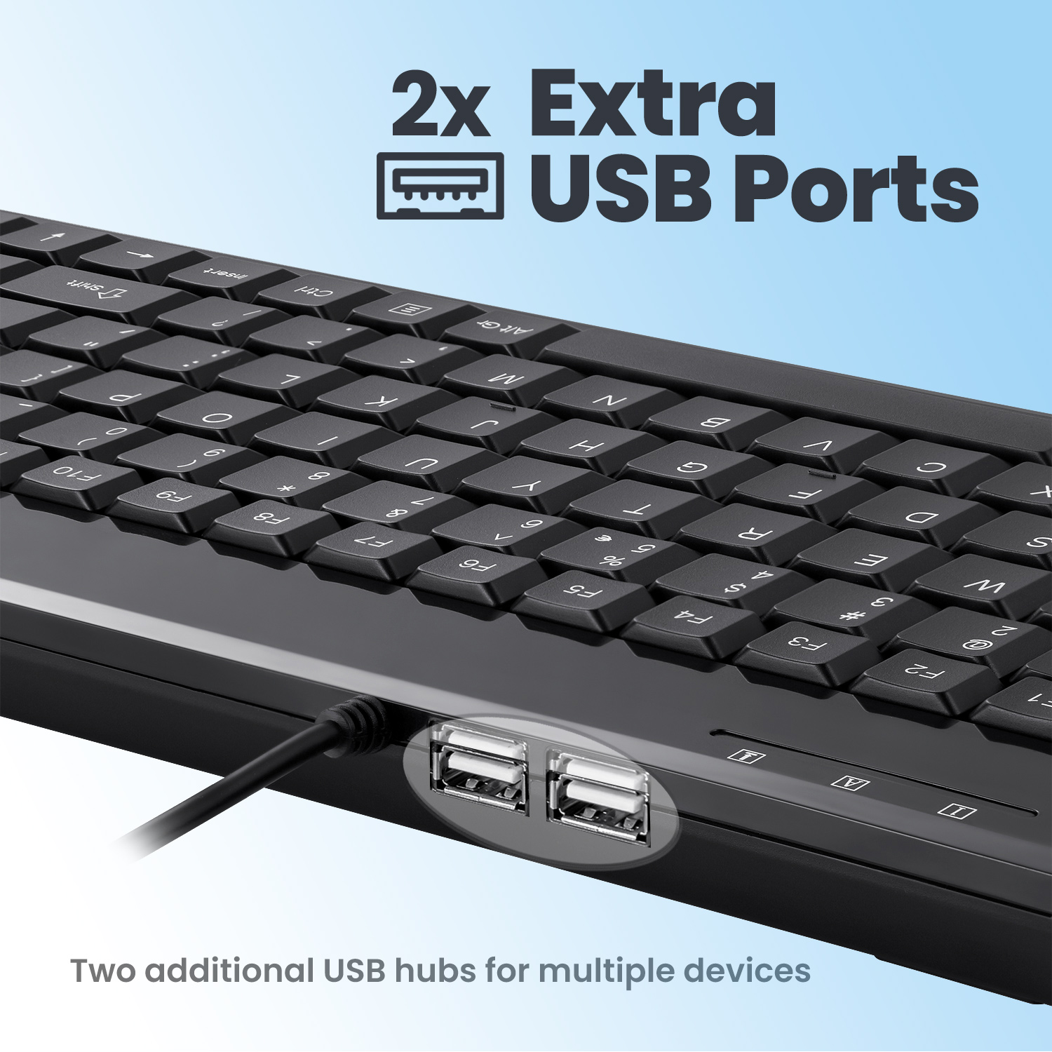 2 EXTRA USB PORTS
