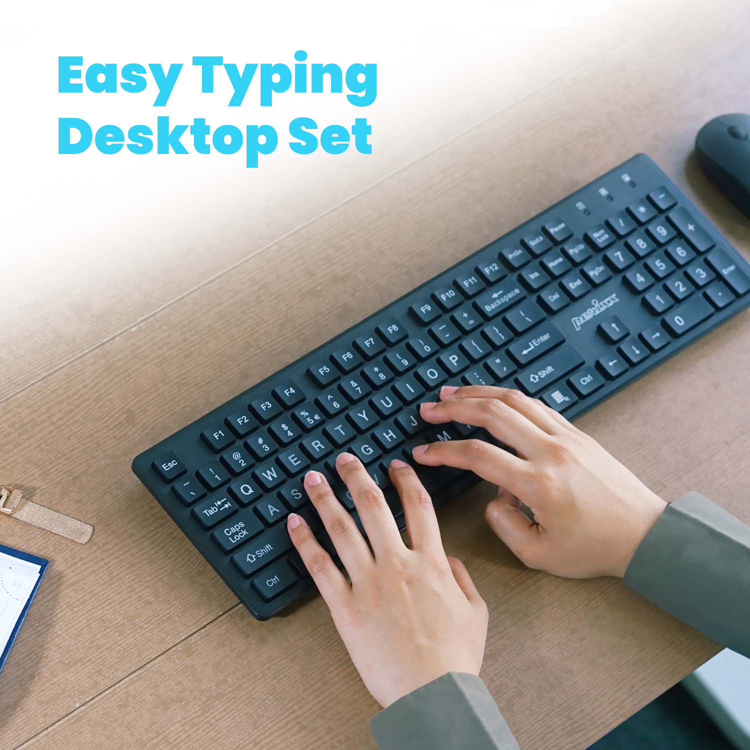 Easier Typing With Spaced Keys