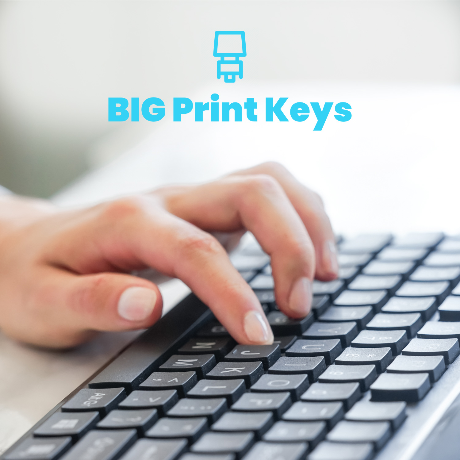 Big Print Keys