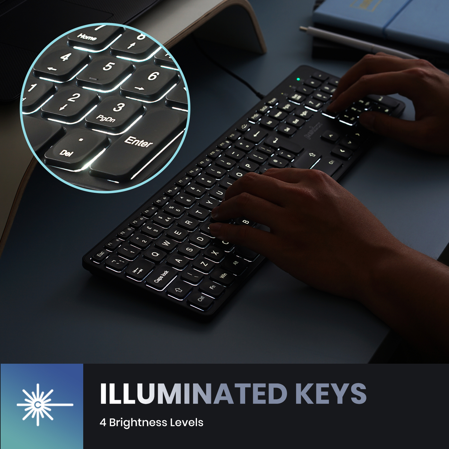 Illuminated, Bold Keys