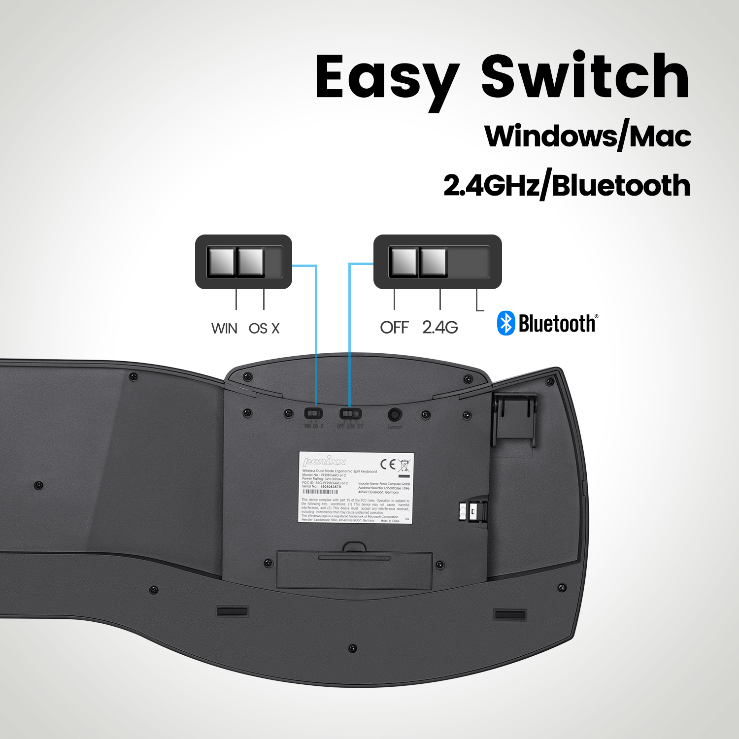 Dual Mode between 2.4GHz and Bluetooth 4.0