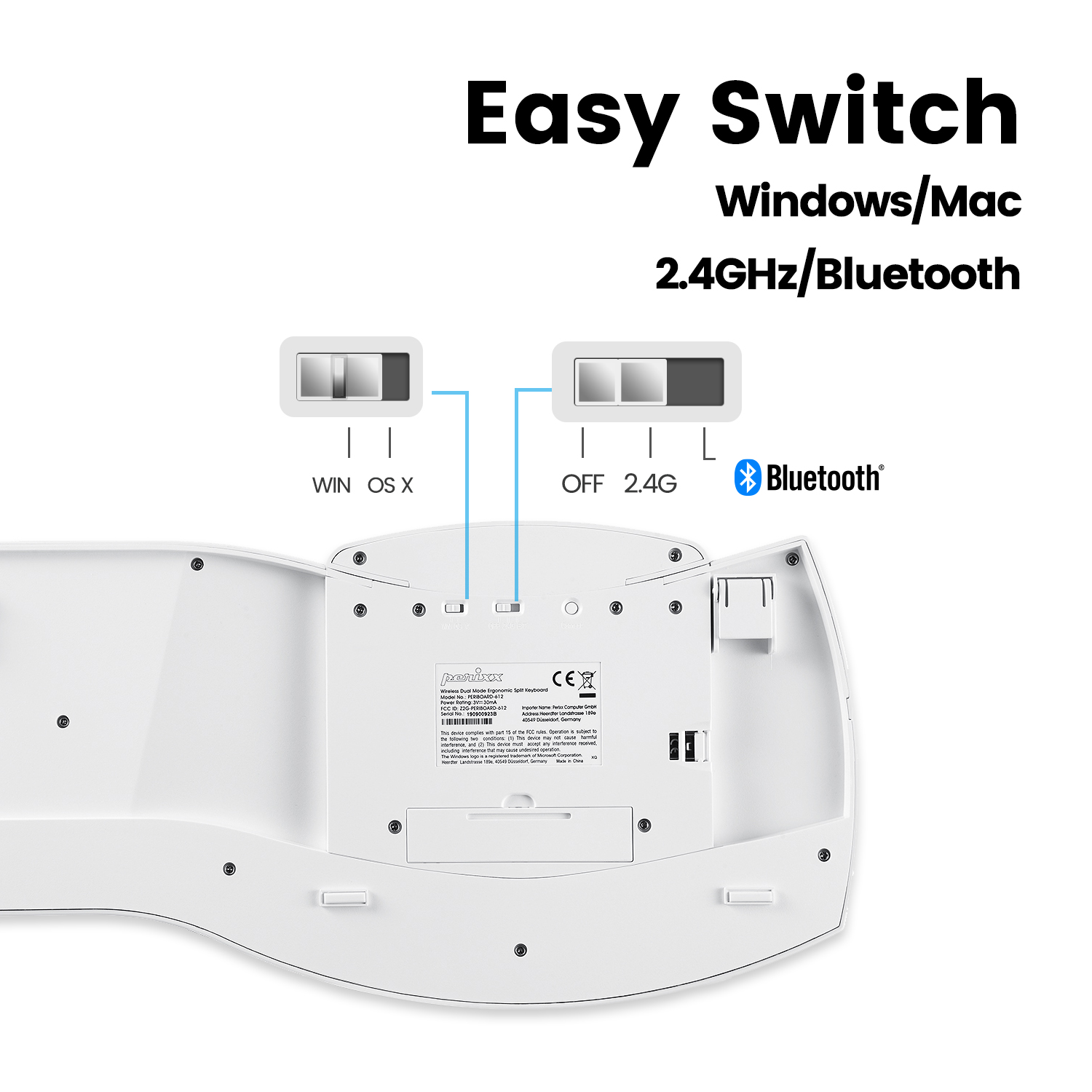 Dual Mode between 2.4GHz and Bluetooth 4.0