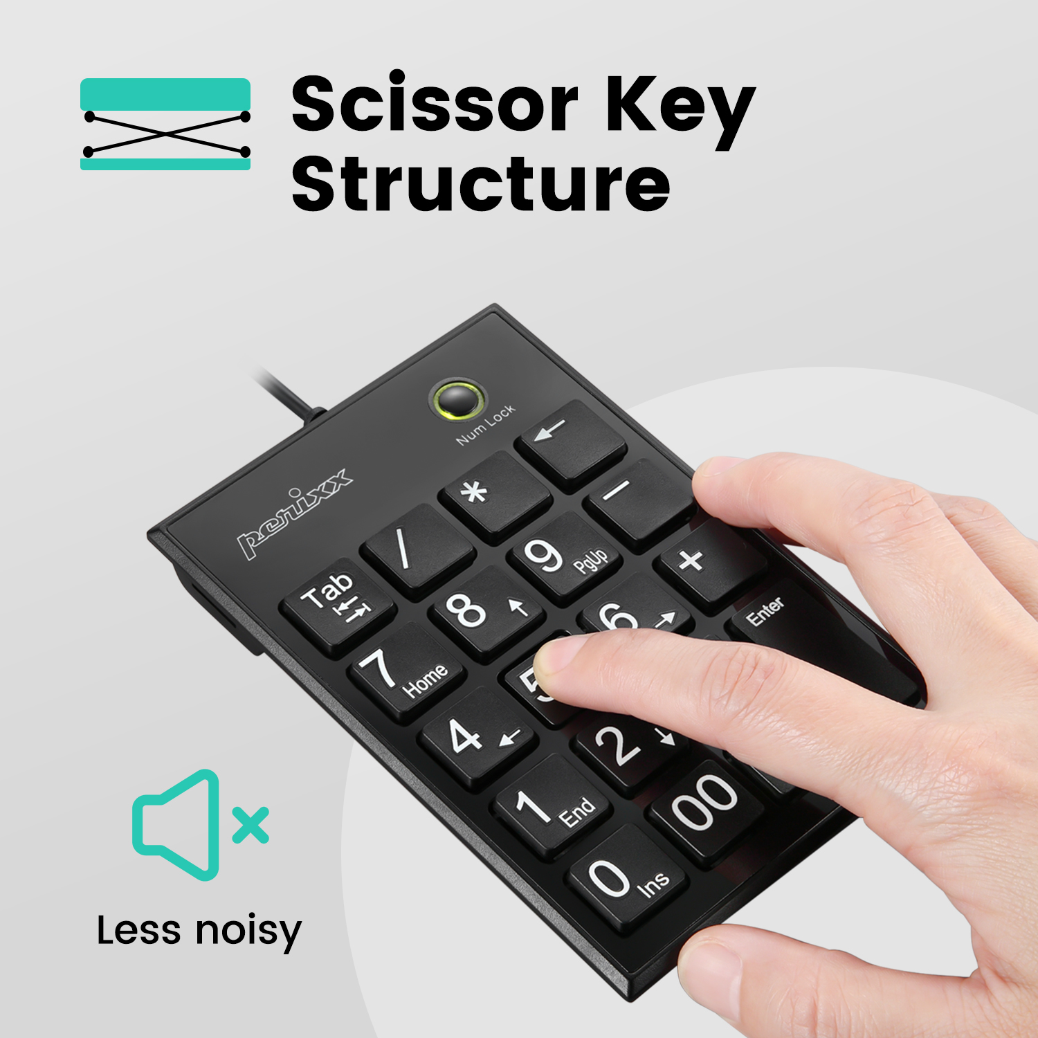 X-Type Scissor Key